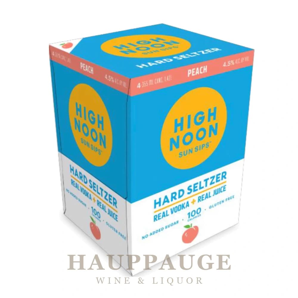 High Noon Peach 4pk, 375mL