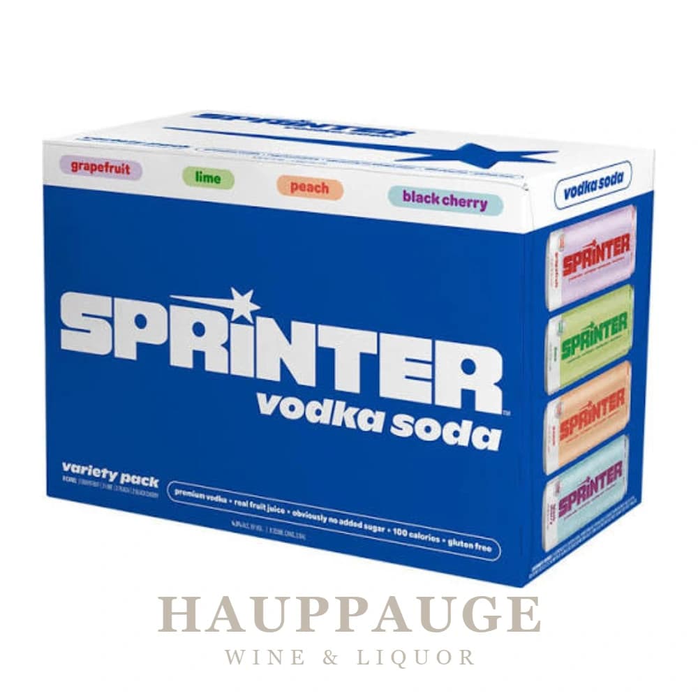 Sprinter Vodka Soda 8pk, 375mL