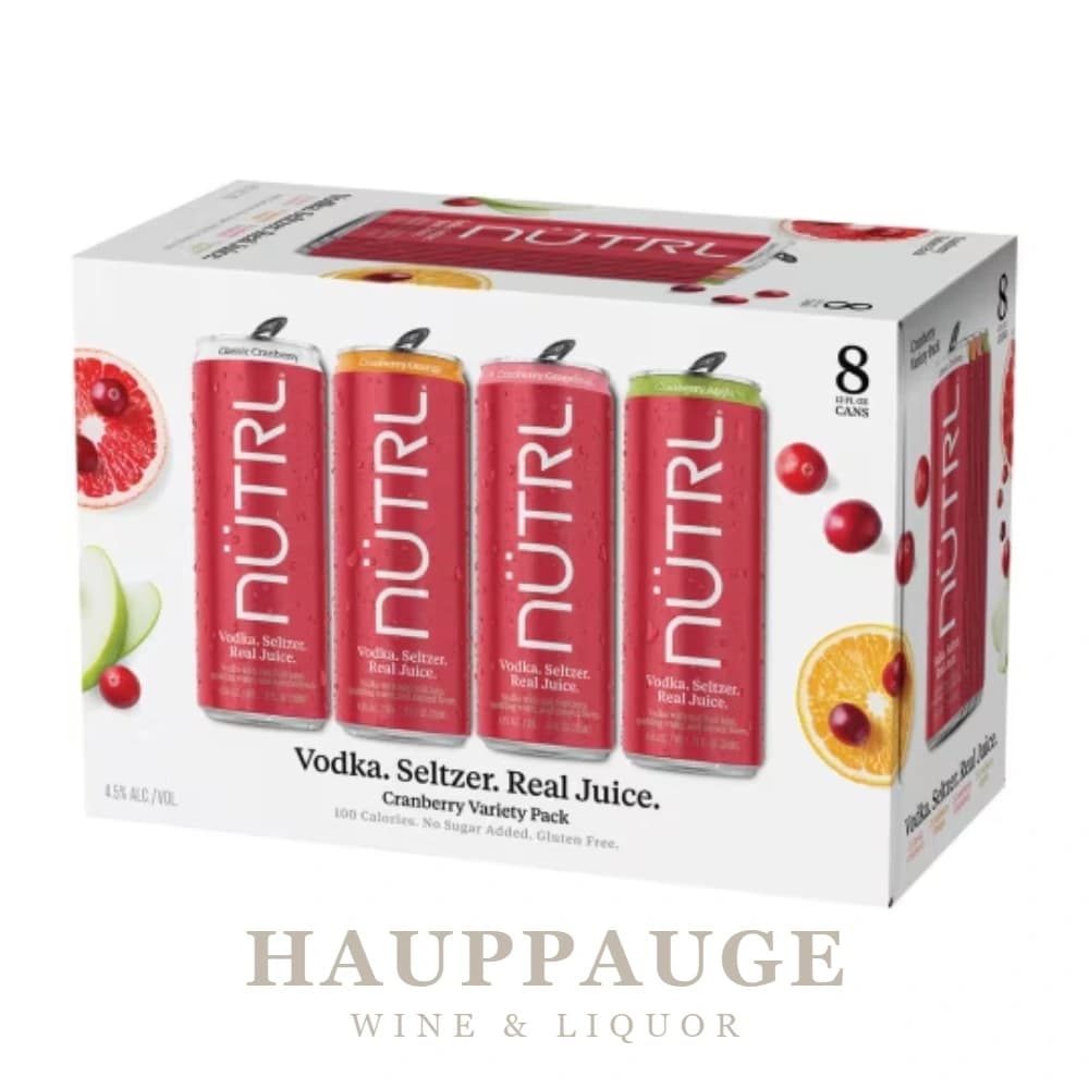 Nutrl Cranberry 8 Pack, 375mL