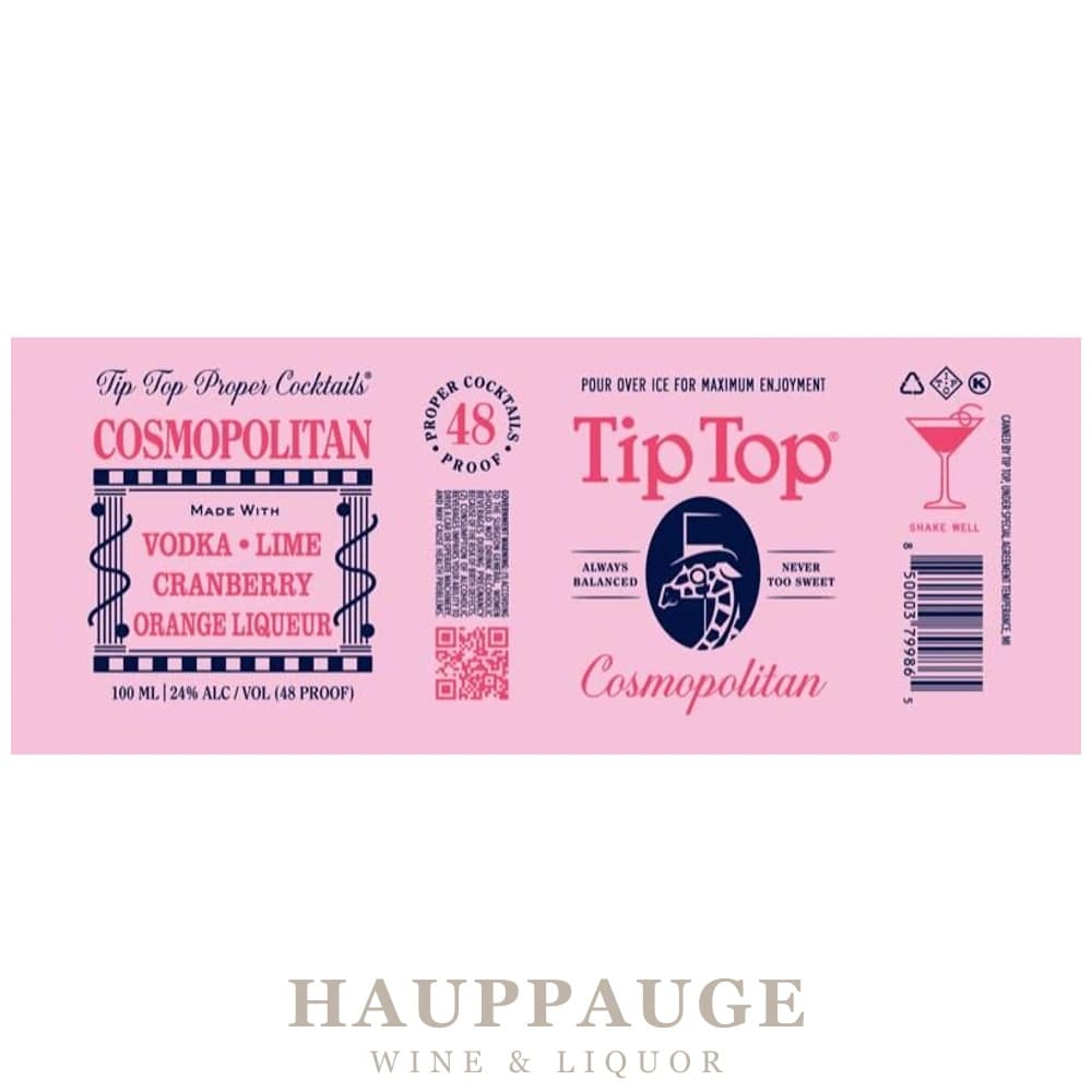 Tip Top Cocktails Cosmopolitan