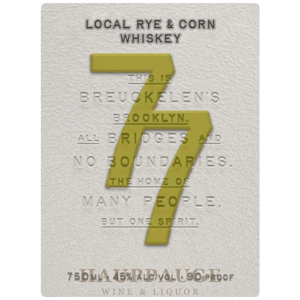 Breuckelen 77 Local Rye & Corn Whiskey