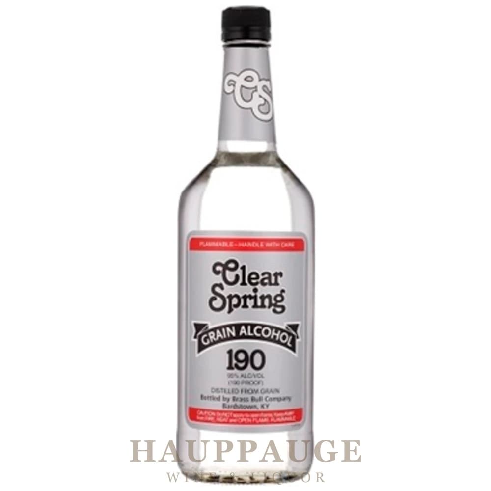 Clear Spring Grain Alcohol, 1L