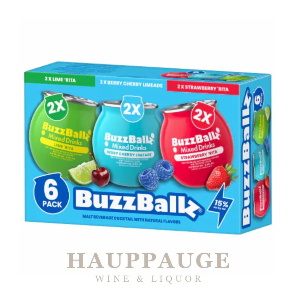Buzzballz Variety Pack, 187mL