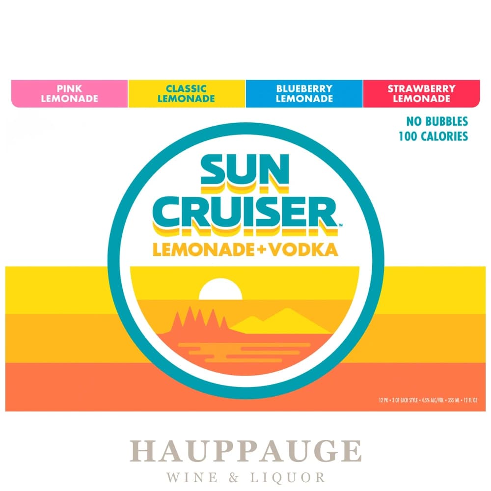 Sun Cruiser Lemonade Variety 8pk, 375mL
