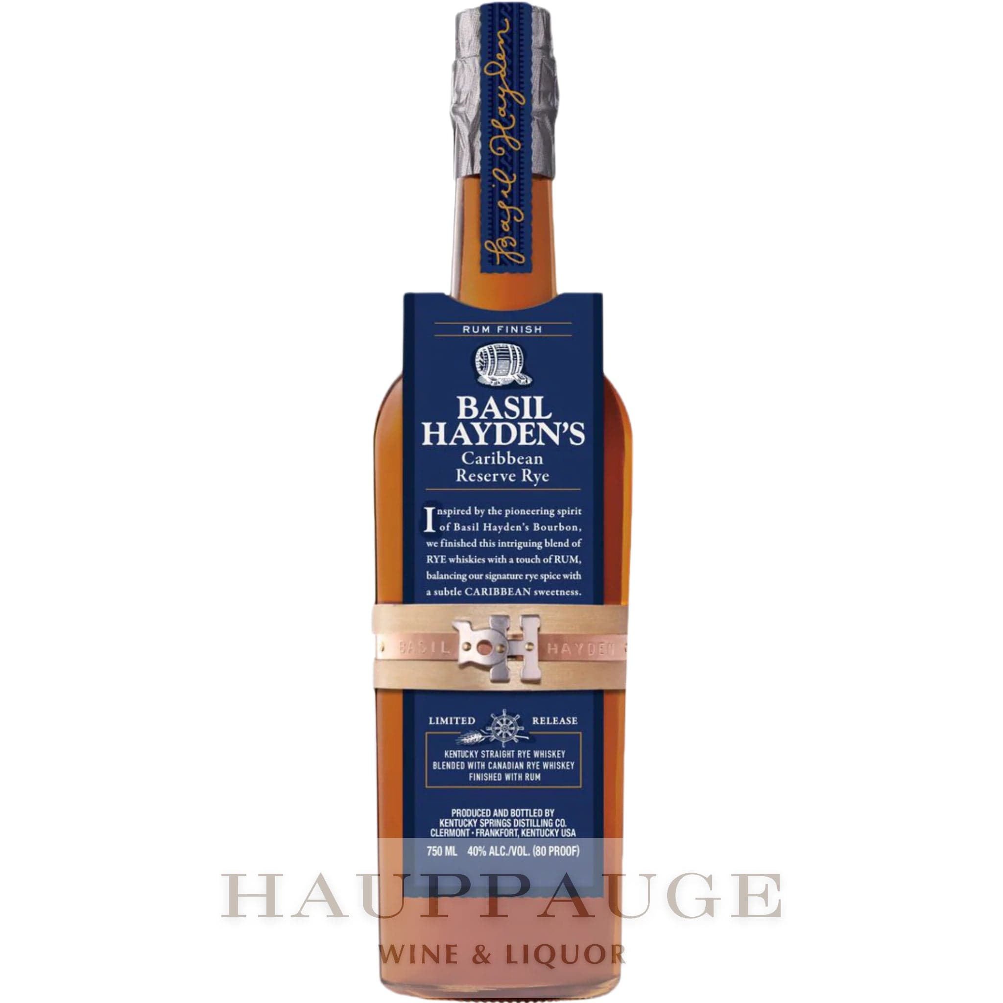 Basil Hayden's Caribbean Reserve Rye (Rum Finish), 750mL