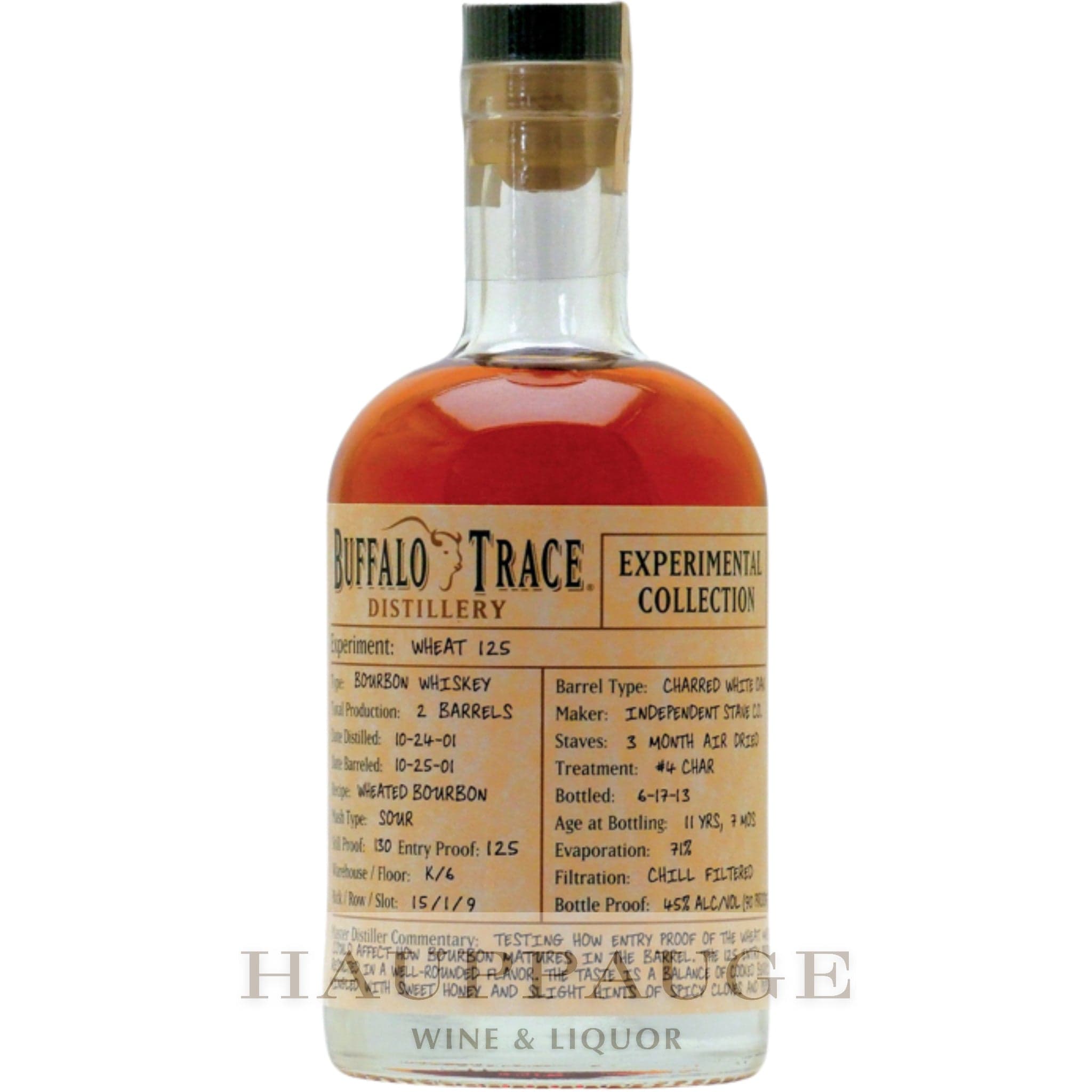 Buffalo Trace Experimental Collection 2013 - Wheat 125 (4 of 4), 375mL