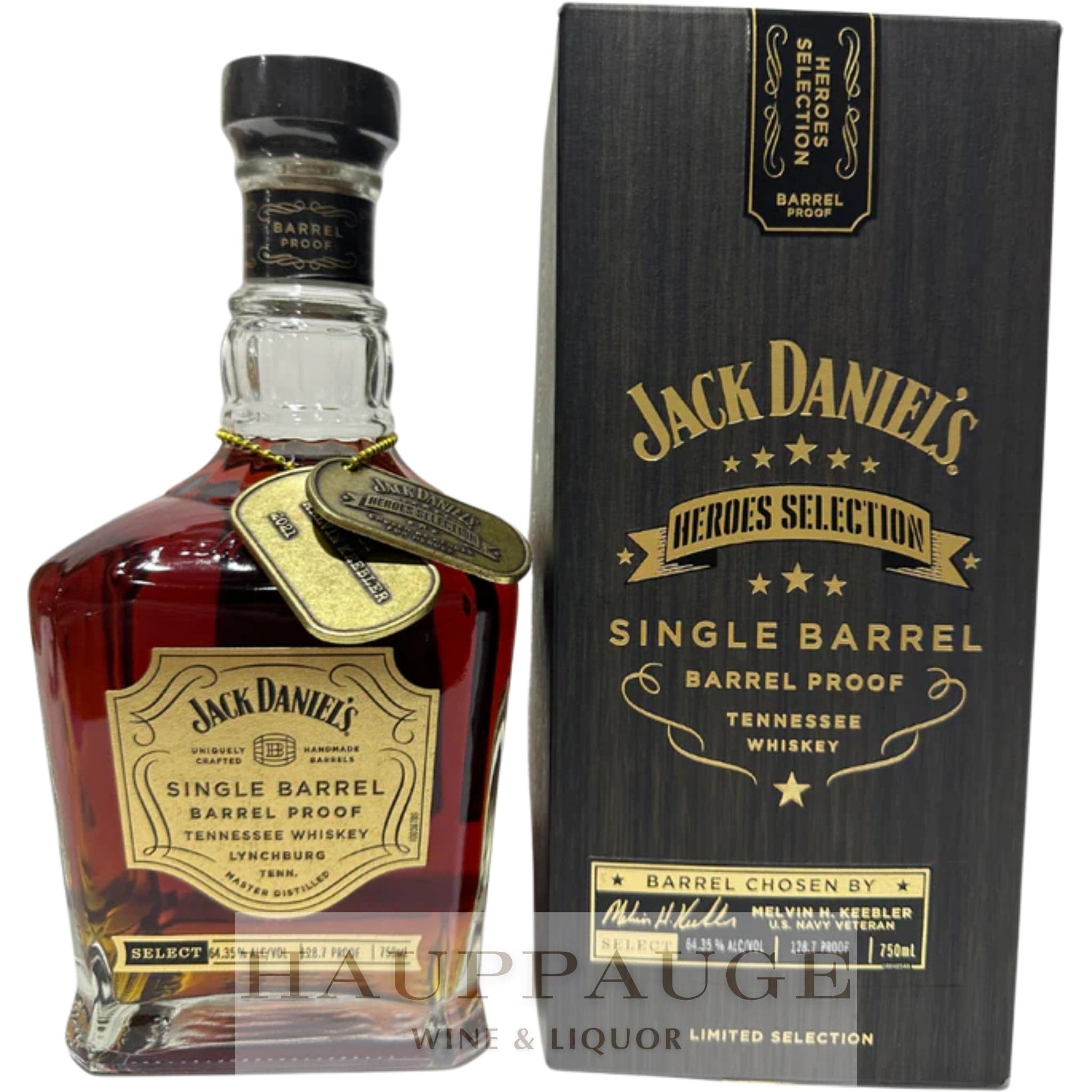 Jack Daniel's Single Barrel Barrel Proof Heroes Selection, 750mL