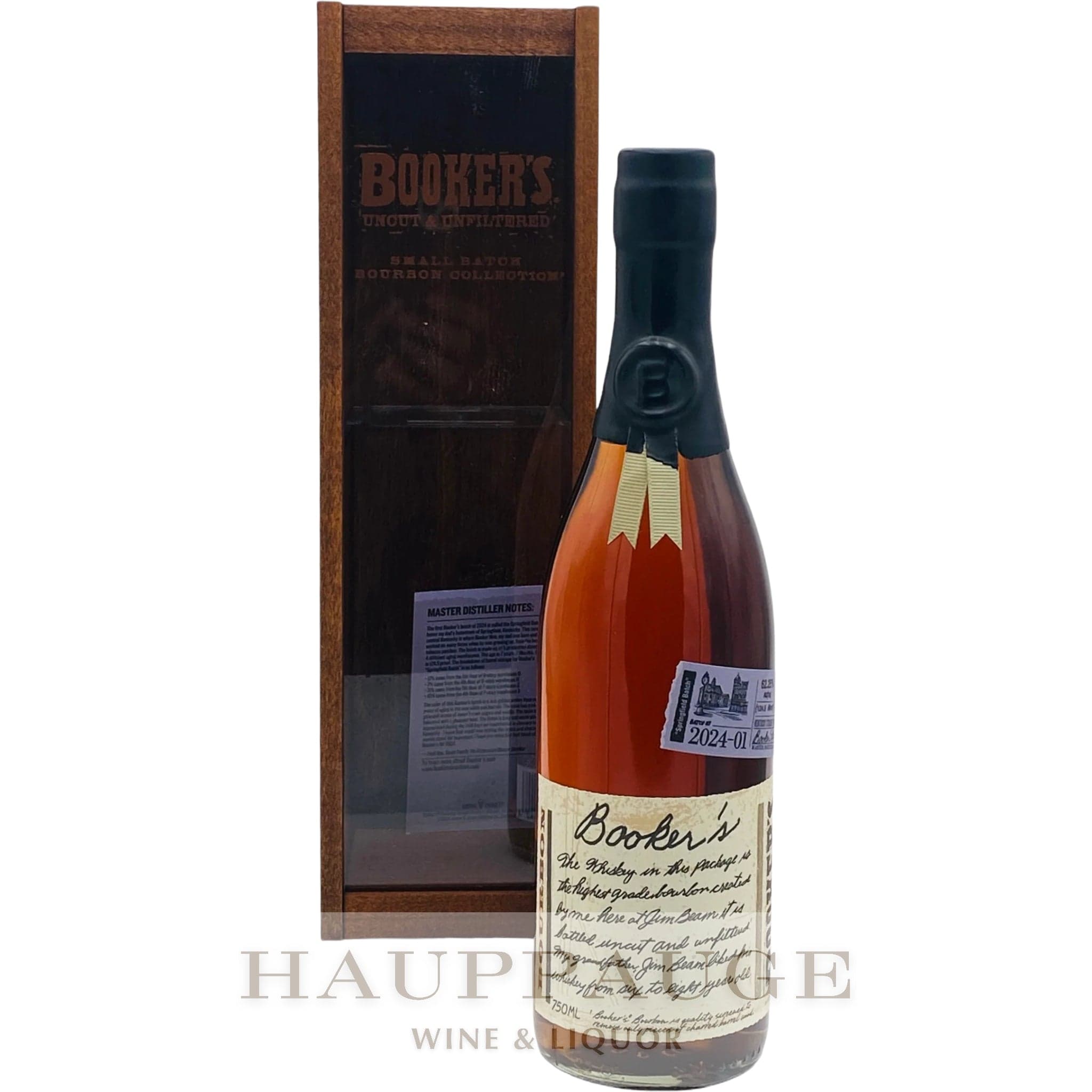Booker's 2024-01 "Springfield Batch" Bourbon, 750mL