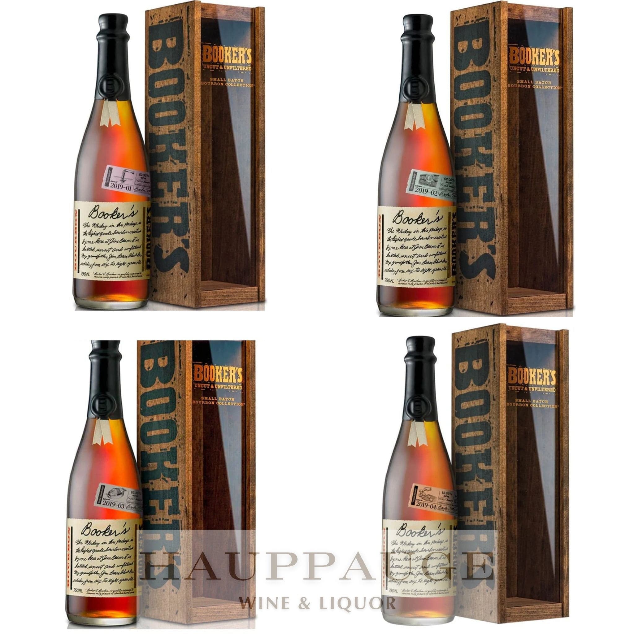 Booker's 2019 Collection - Full Set (2019-01 to 2019-04), 750mL