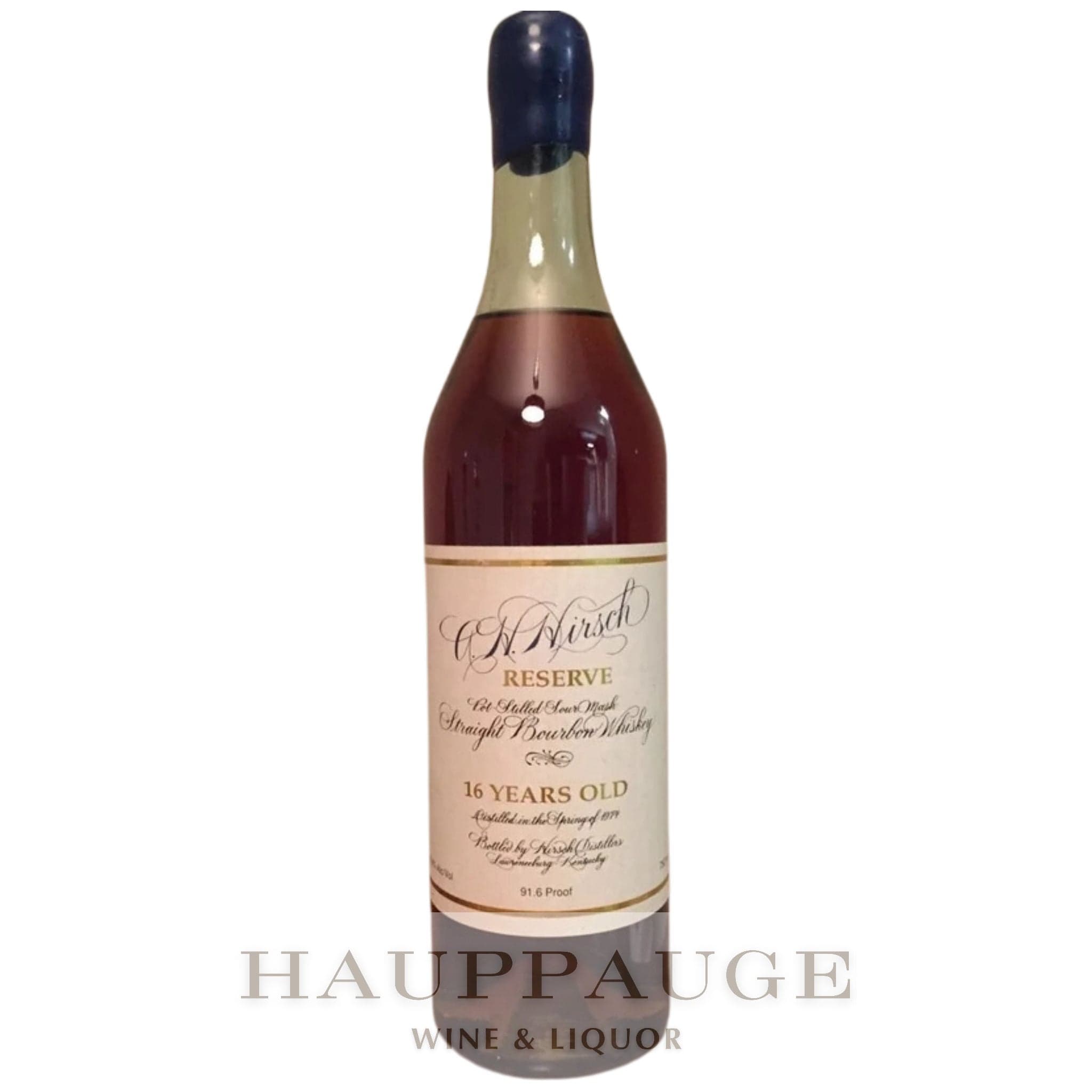A.H. Hirsch 1974 16-Year-Old Bourbon (Blue Wax, 1990s)