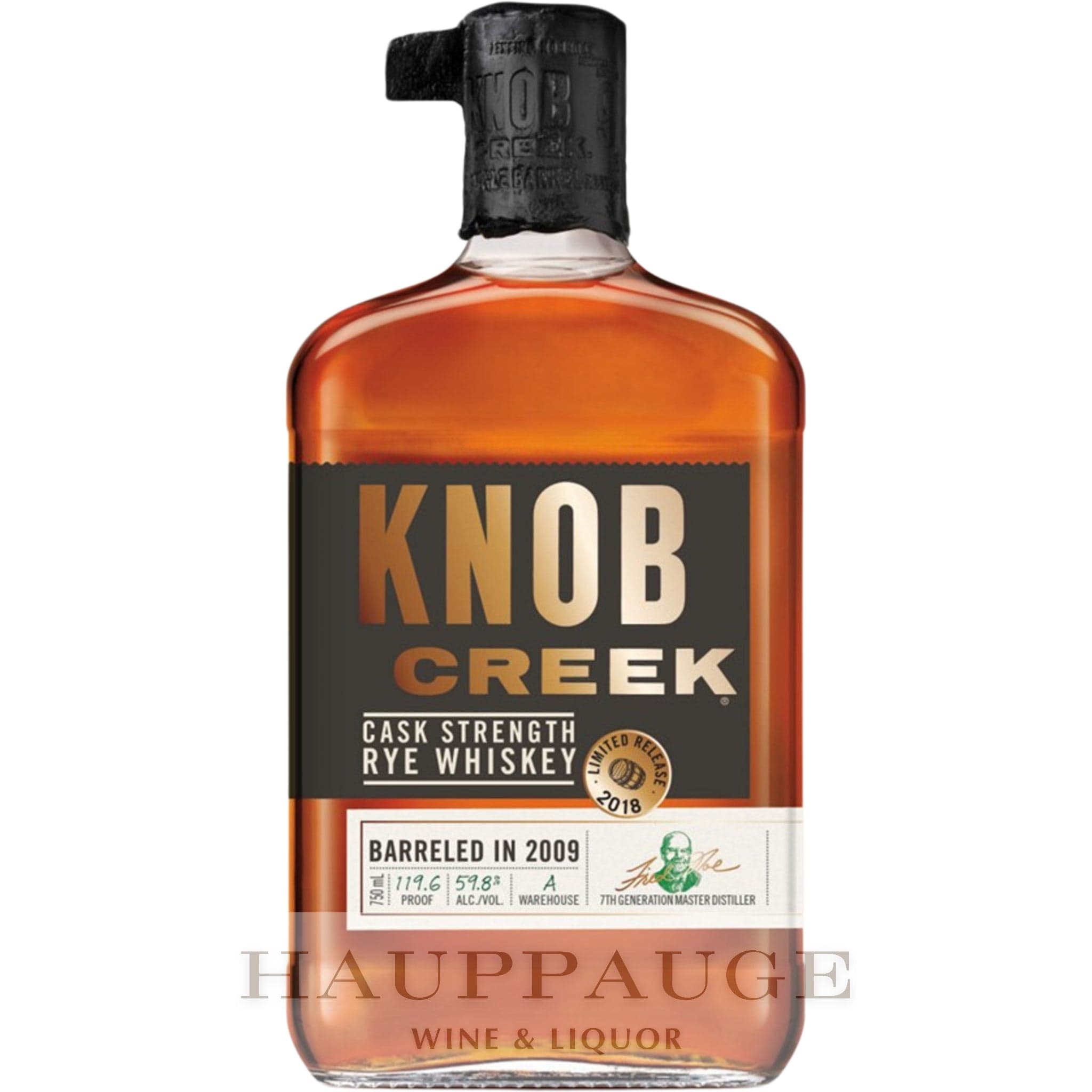 Knob Creek Cask Strength Rye Whiskey, 750mL