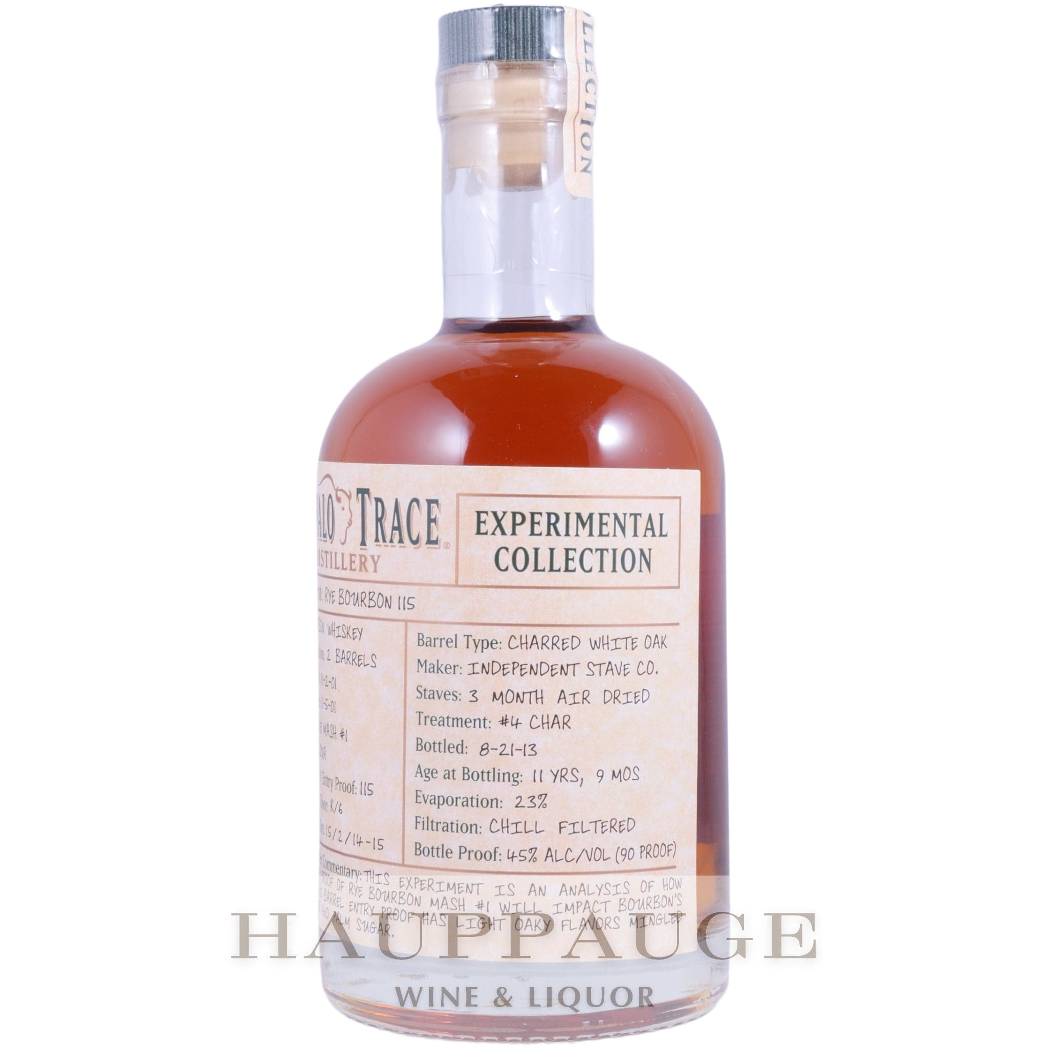 Buffalo Trace Experimental Collection 2014 - Rye Bourbon 115 (3 of 4), 375mL