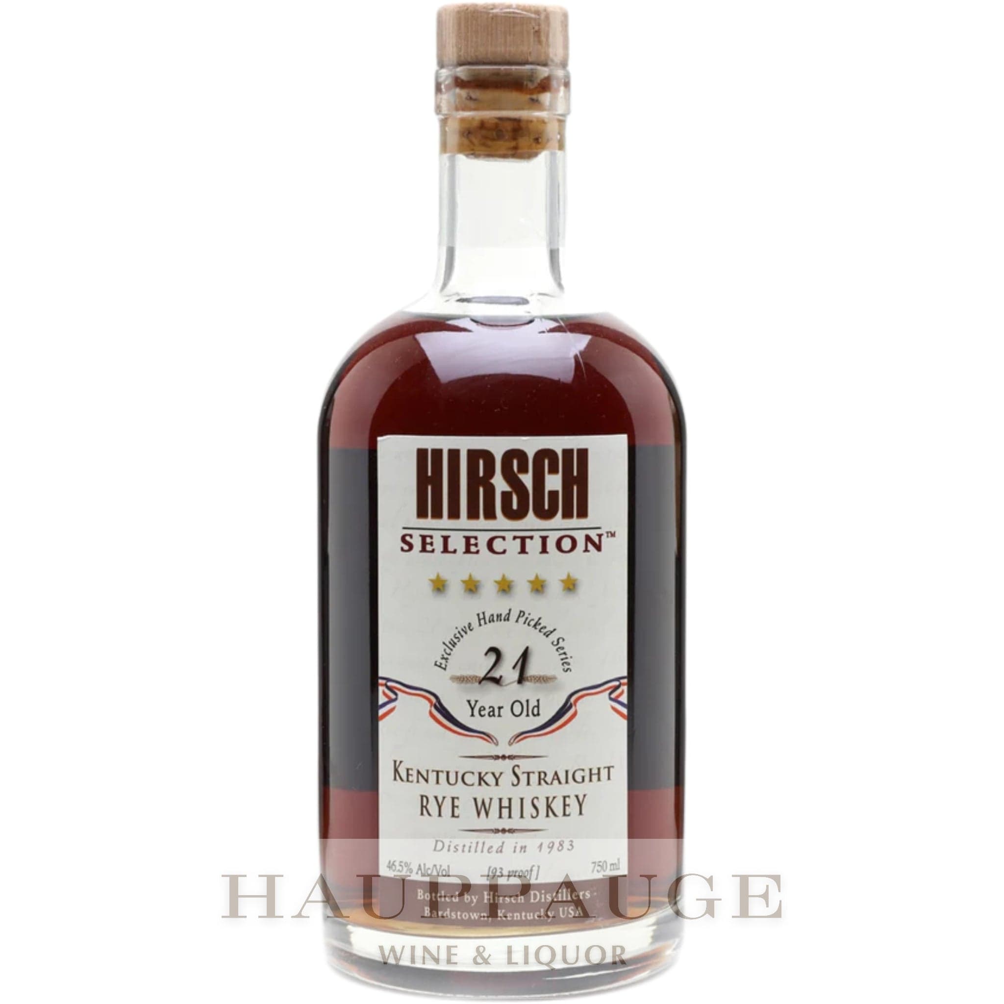 Hirsch Selection 1983 21-Year-Old Kentucky Straight Rye Whiskey (93 Proof), 750mL