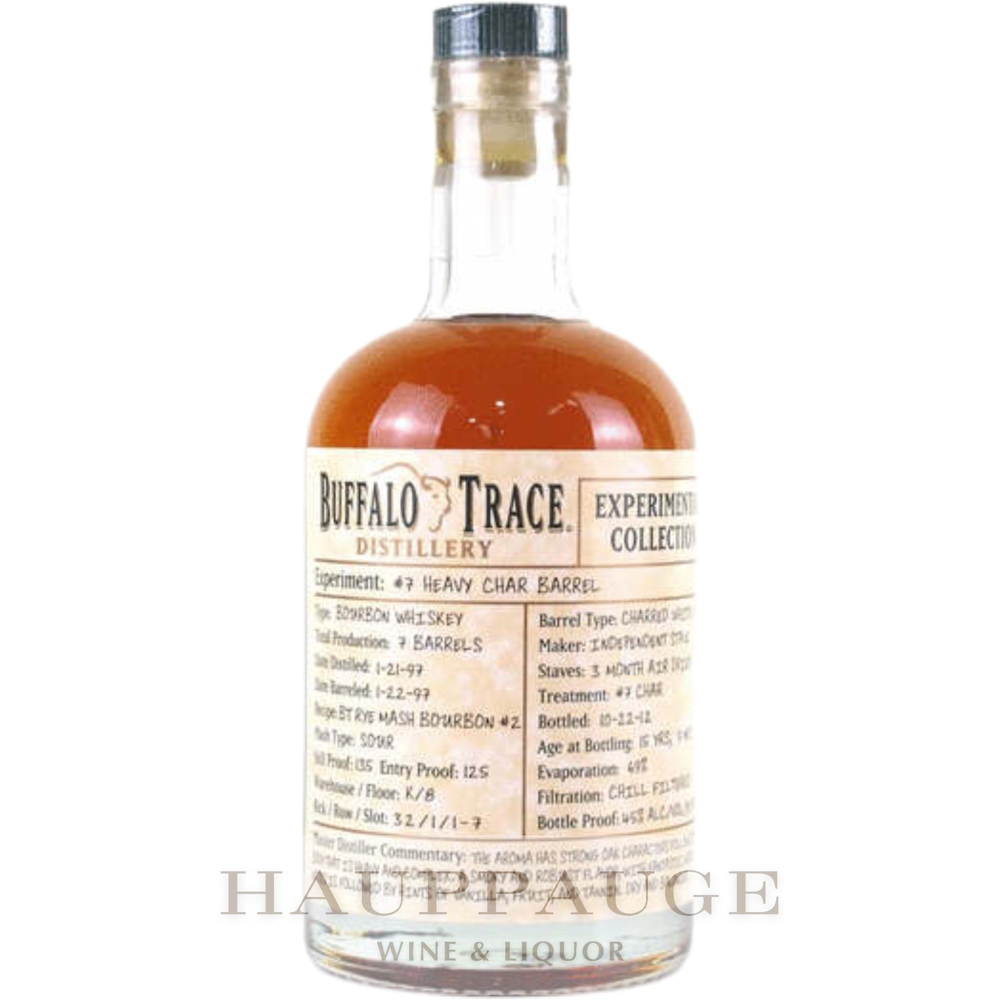 Buffalo Trace Experimental Collection 2013 - #7 Heavy Char (2 of 2), 375mL