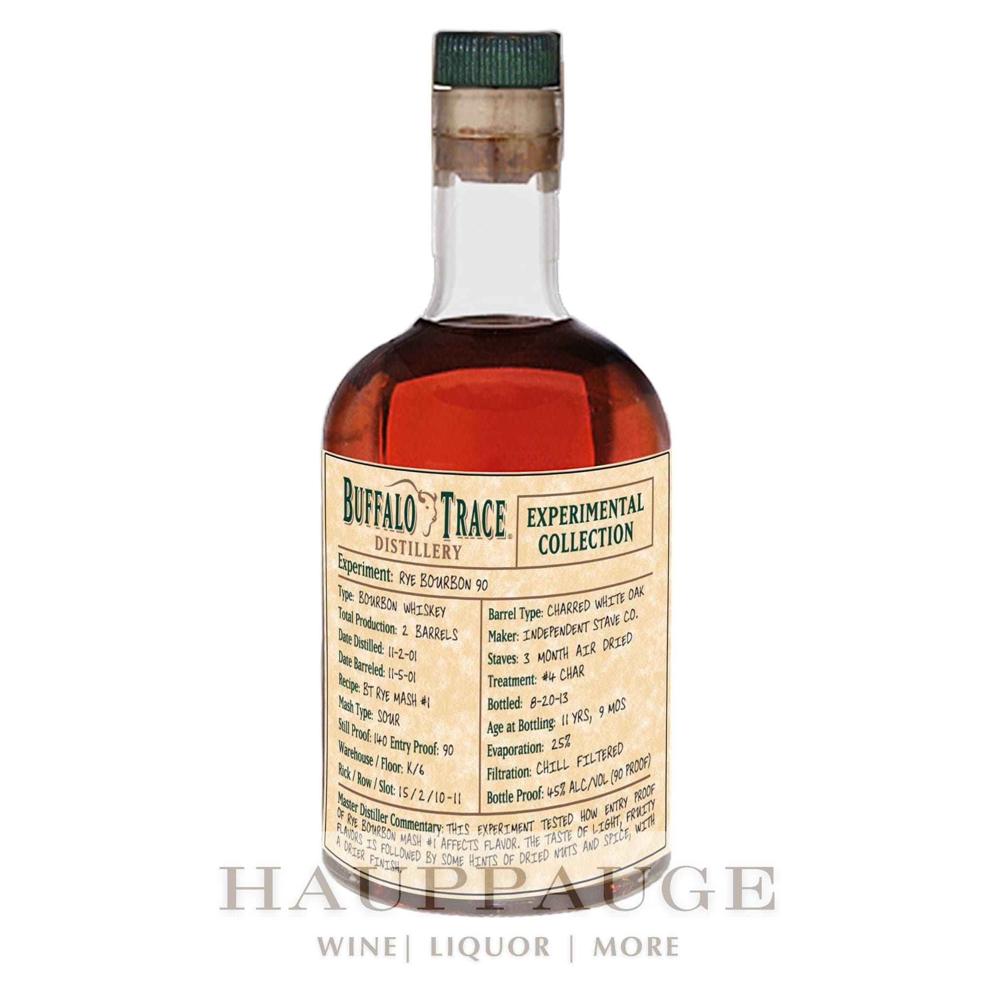 Buffalo Trace Experimental Collection 2014 - Rye Bourbon 90 (1 of 4), 375mL