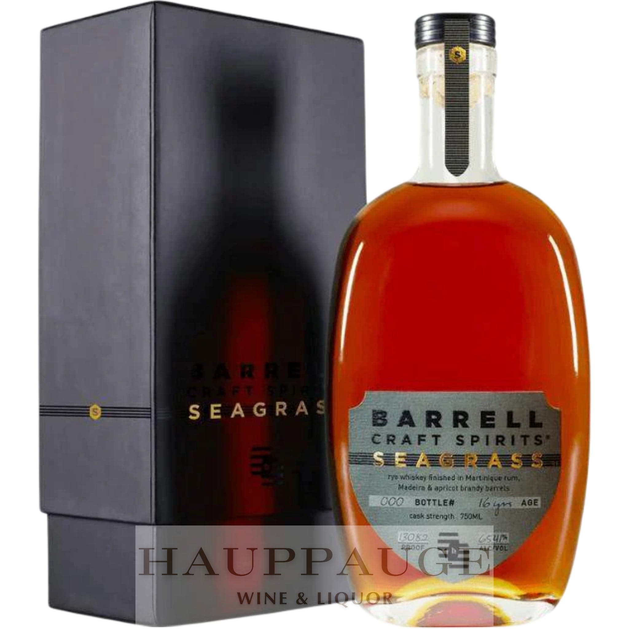 Barrell Craft Spirits Seagrass 16-Year-Old Rye Whiskey (Gray Label), 750mL