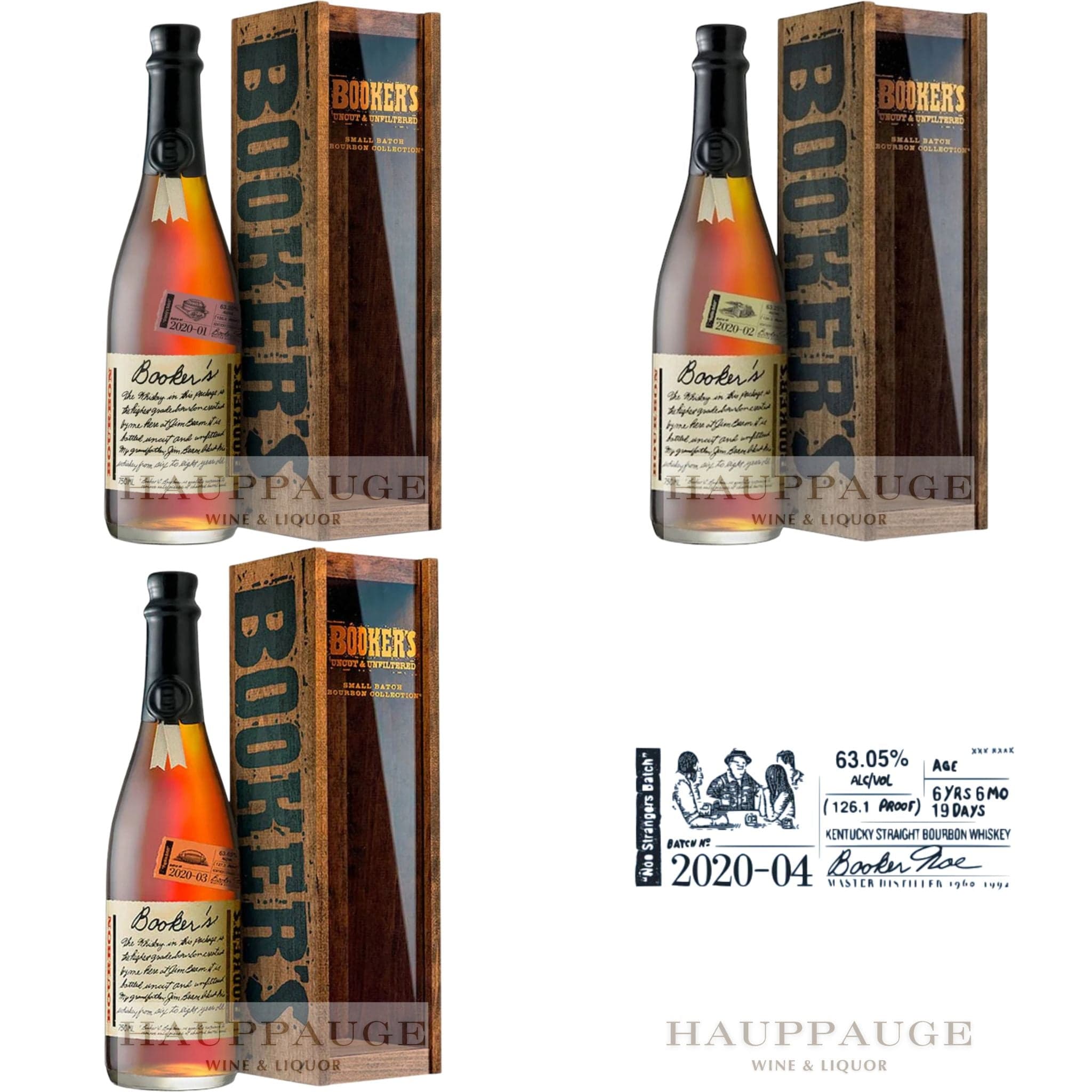 Booker's 2020 Collection - Full Set (2020-01 to 2020-04), 750mL
