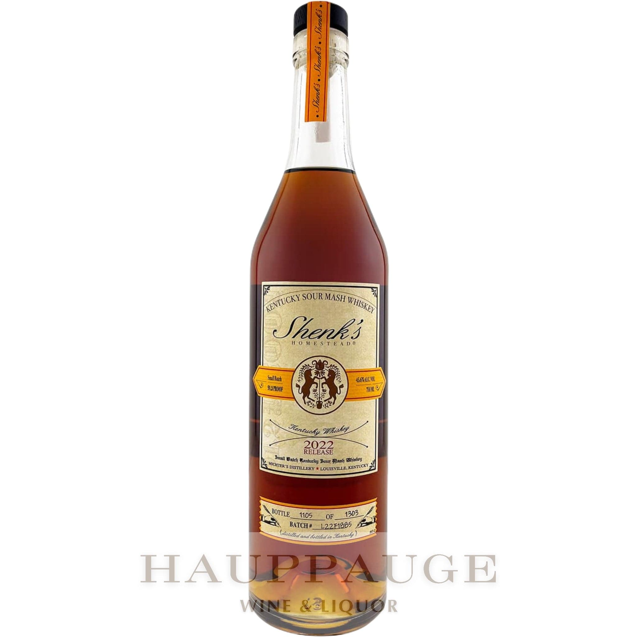 Shenk's Homestead Sour Mash Whiskey 2022, 750mL