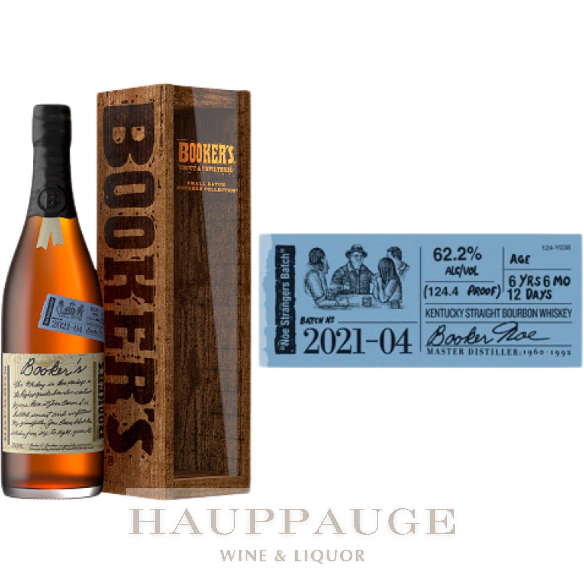 Booker's 2021-04 "Noe Stranger's Batch" Bourbon, 750mL