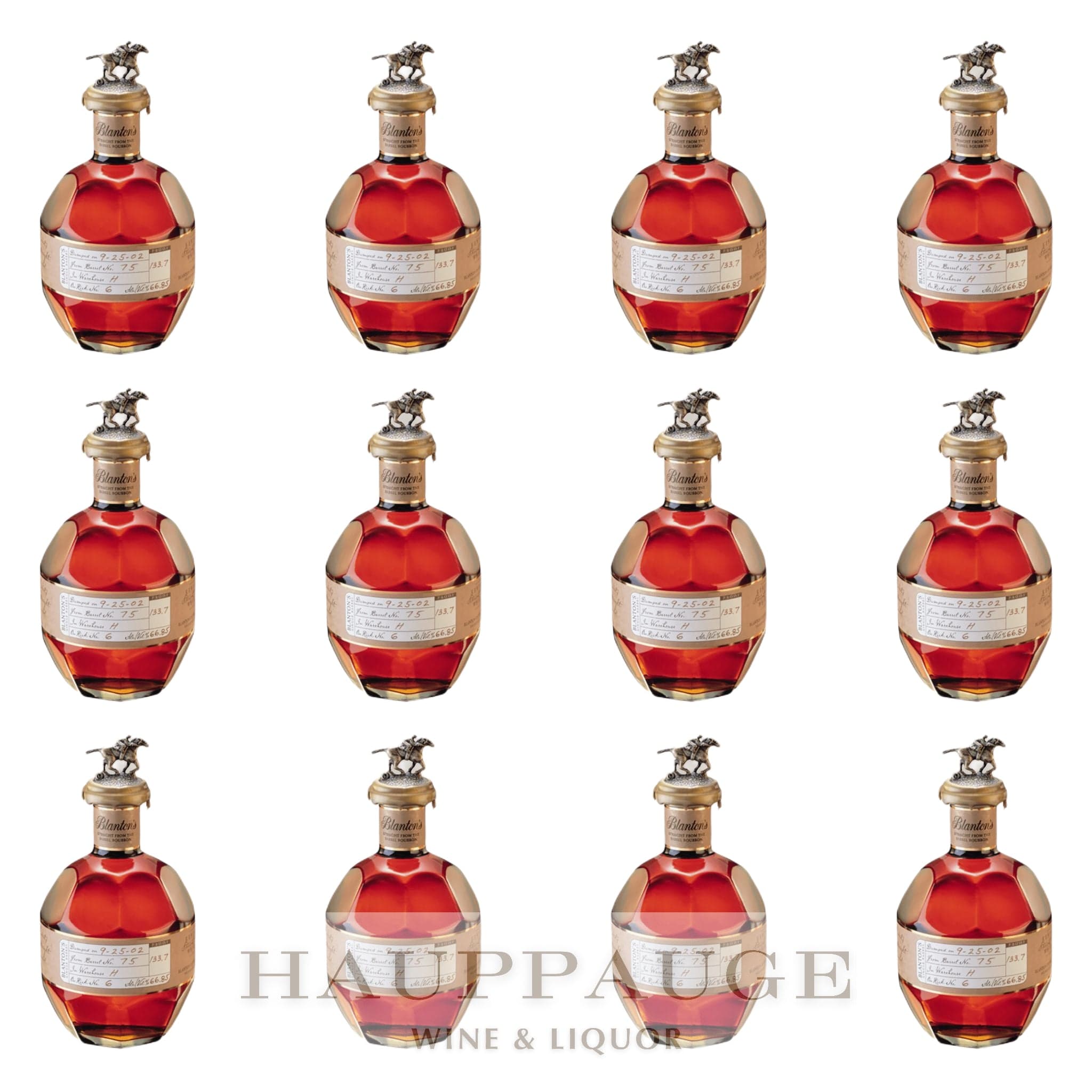 Blanton's Straight From The Barrel "SFTB" Bourbon 750ML (12 Bottles), 750mL