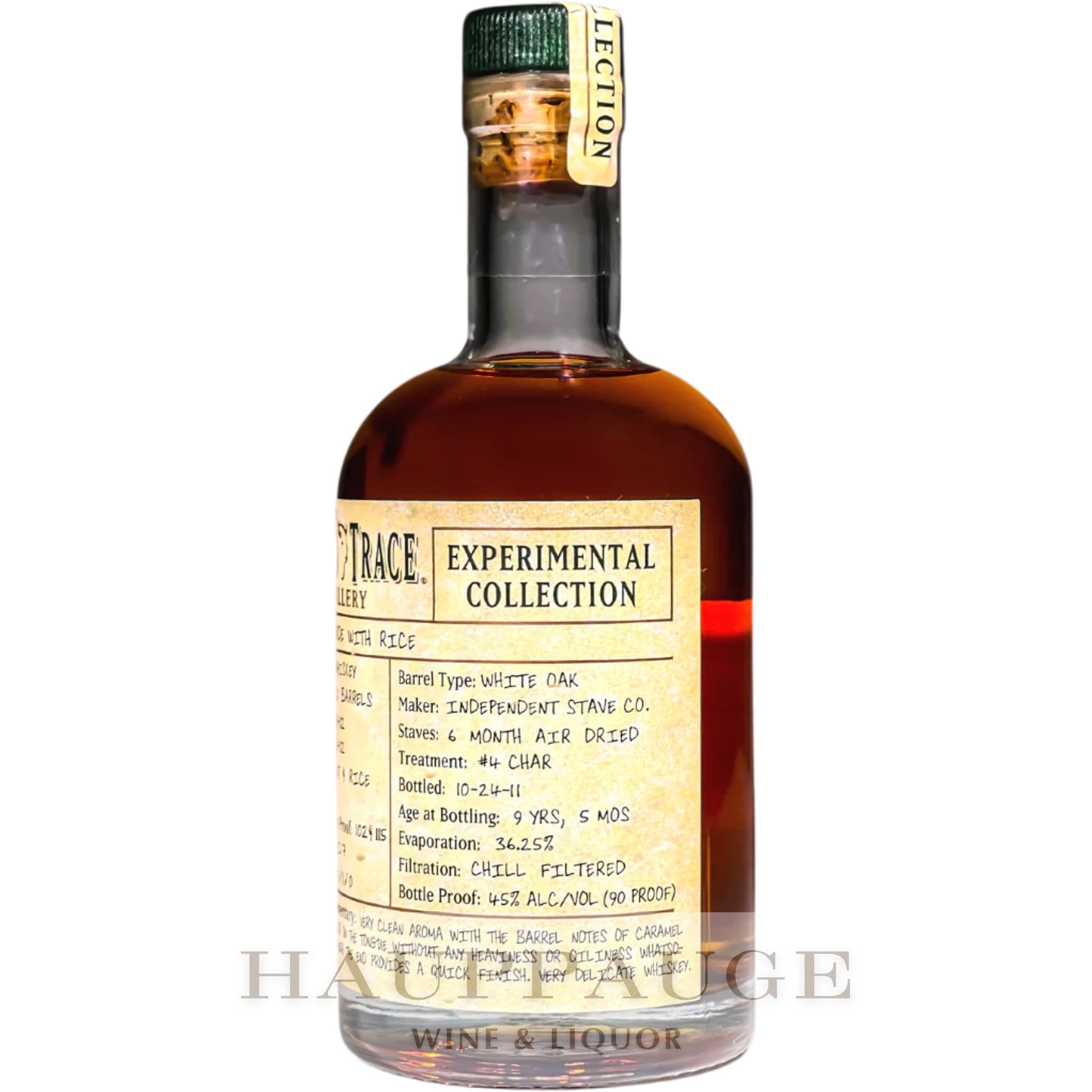 Buffalo Trace Experimental Collection 2011 - Rice Bourbon Whiskey (1 of 2), 375mL