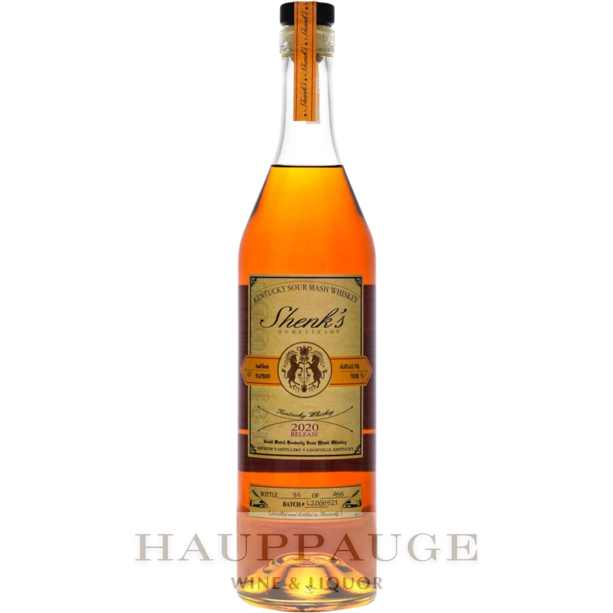 Shenk's Homestead Sour Mash Whiskey 2020, 750mL