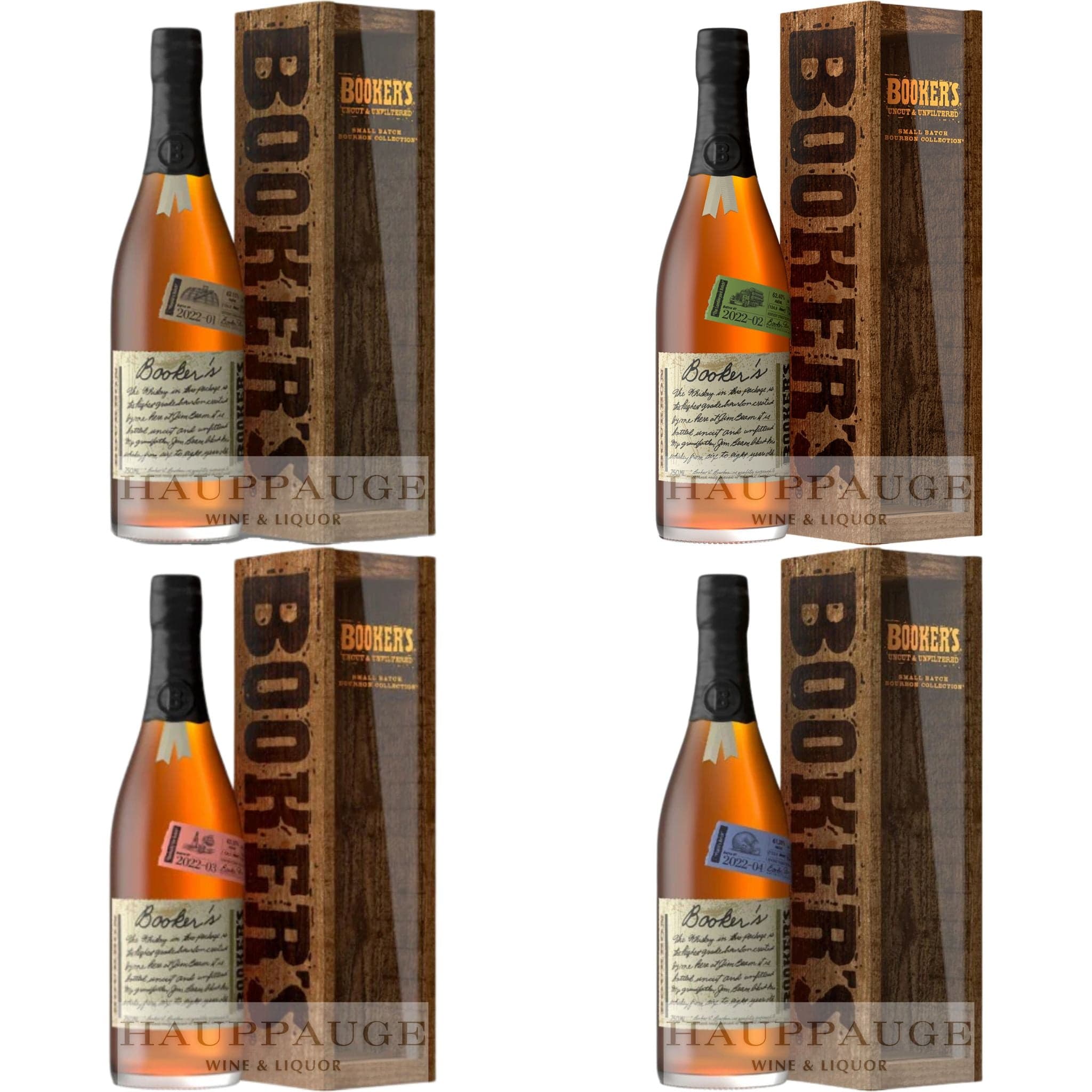 Booker's 2022 Collection - Full Set (2022-01 to 2022-04), 750mL