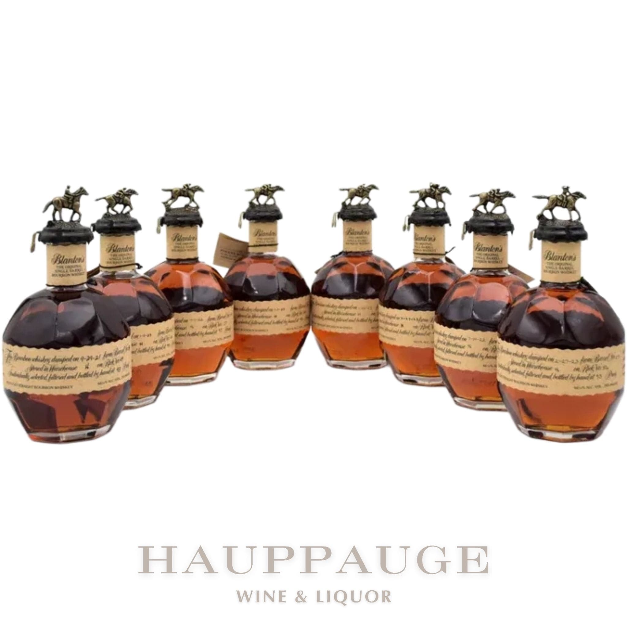 Blanton's Special Reserve Bourbon 700ML (Full Set "BLANTONS" - 8 Bottles), 700mL