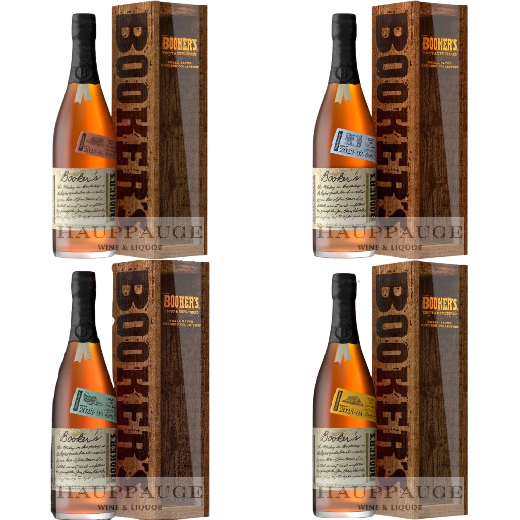 Booker's 2023 Collection - Full Set (2023-01 to 2023-04), 750mL