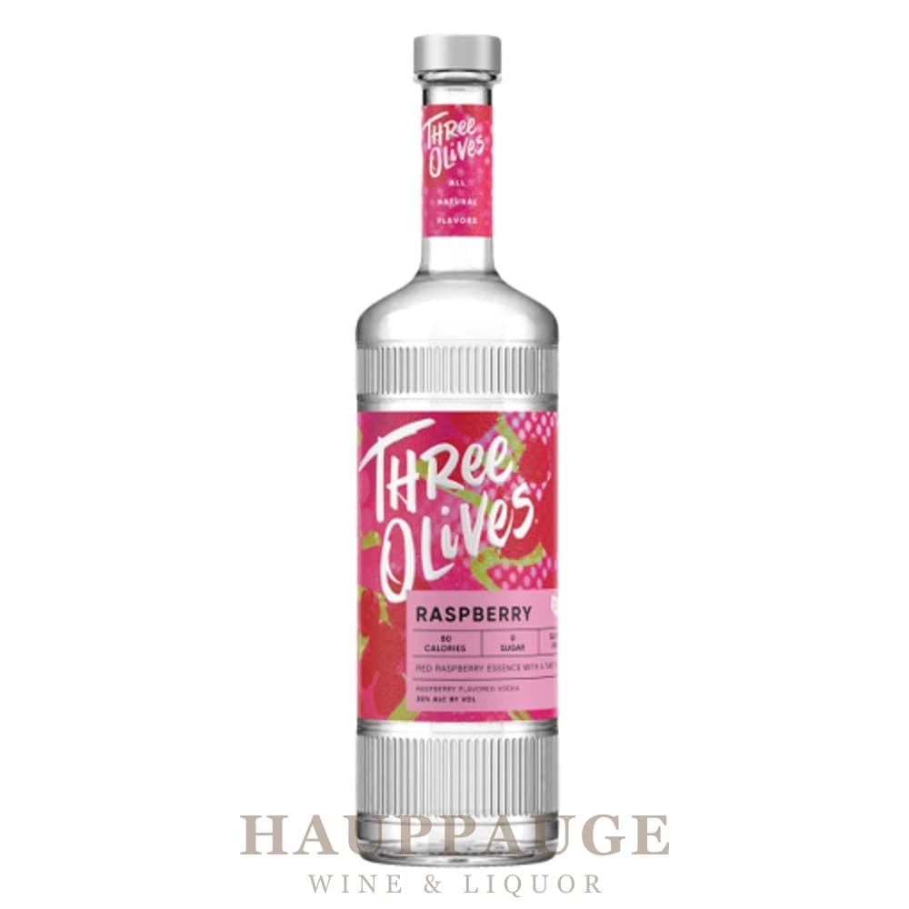 Three Olives Raspberry Vodka, 1L