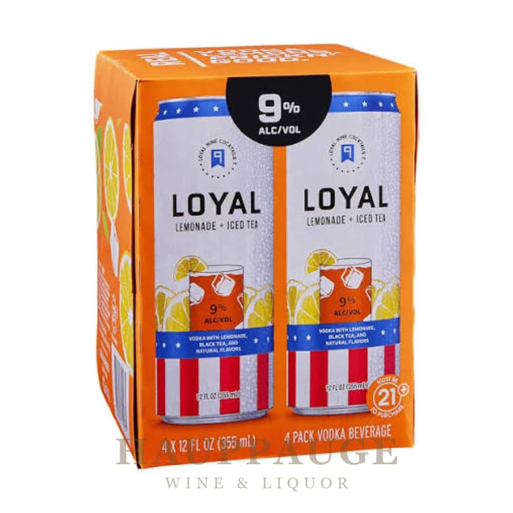 Loyal 9 Lemonade Iced Tea 4pk, 375mL