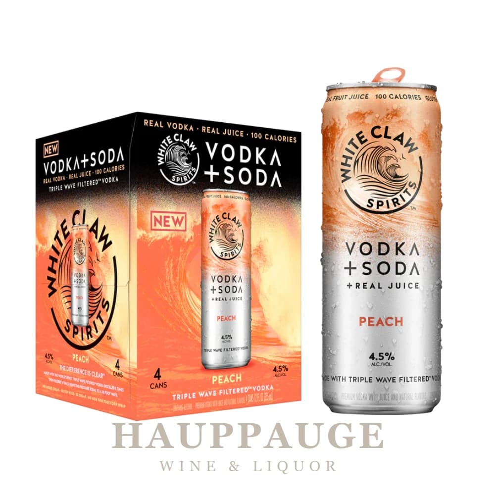 White Claw Peach 4pk, 375mL